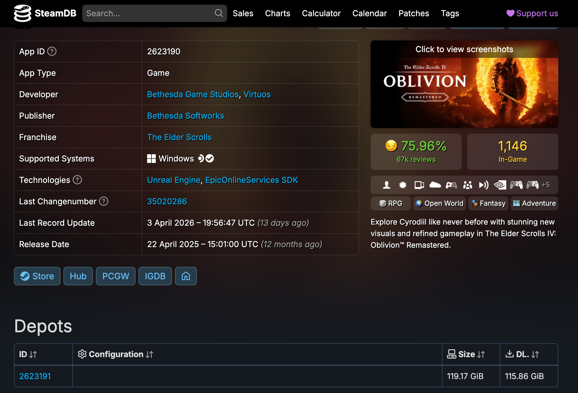 Pity the Oblivion players and their bandwidth